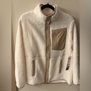 NWT 32 Degrees Sherpa fleece jacket